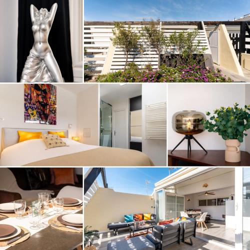 Urban Muse - Villa cosy - terrasse - Port Nature Village Naturiste - parking