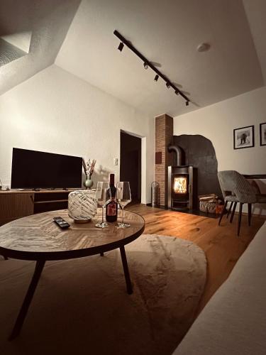 Charmante Dachwohnung mit Kamin&Schlossblick