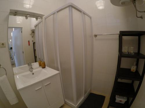 Ένα μπάνιο στο Apartamento Da Lapa