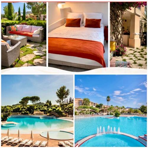Cap Estérel FH Appartement avec jardin clos privatif -Vue mer -Piscine chauffée 04 avril &01 novembre - Saint Raphaël