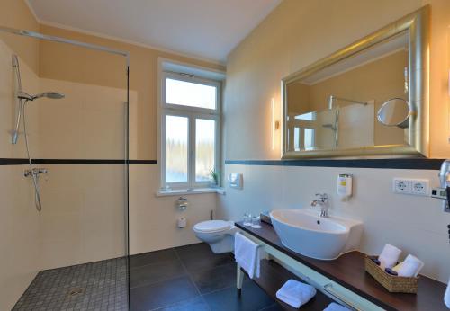 Ένα μπάνιο στο Hotel Alte Schule