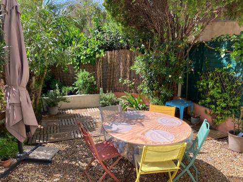 Joli appartement avec jardin, rive droite