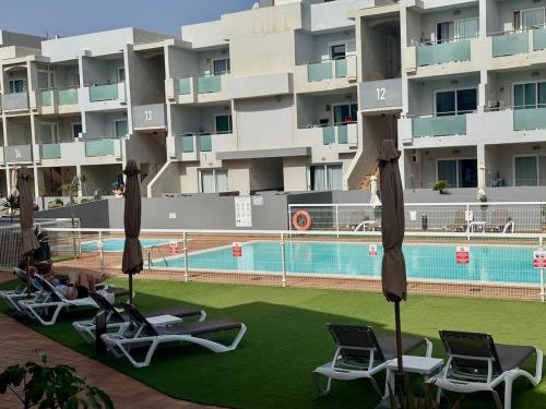 Pool & Terrace Corralejo Sun near the Center