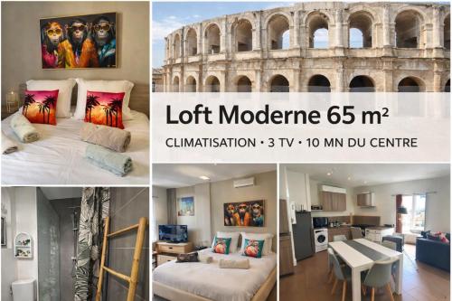 Loft Moderne rénové Clim Fibre 10 min centre à pied
