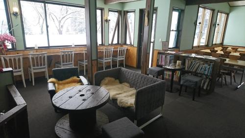 Χώρος καθιστικού στο Lodge Hahnenkamm