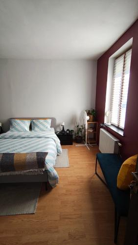 En eller flere senge i et værelse på Chambre 1