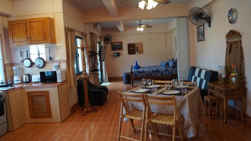 Kuchyň nebo kuchyňský kout v ubytování Kata Apartment