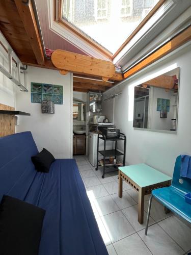 Dapur atau dapur kecil di Appart hyper centre Nice
