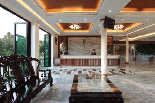 พื้นที่นั่งเล่นของ RK Riverside Resort & Spa (Reon Kruewal)