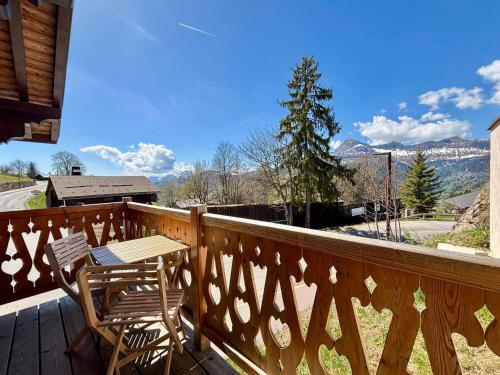 Chalet moderne pour 4 pers avec parking et Wifi à Crest-Voland - FR-1-505-186