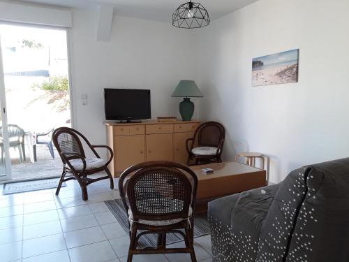 Maison plain pied a 7 mn de la plage en campagne
