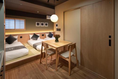 大国町站日式公寓 近日本桥心斋桥难波 双床加沙发床