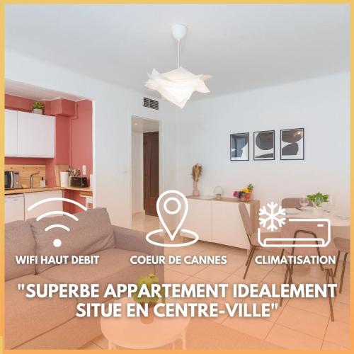 Le Gabin By ApiRent #Centre-ville #Climatisation #Wifi