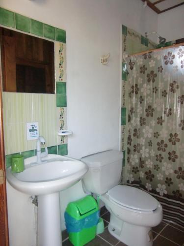 Kupatilo u objektu Villa Escondida