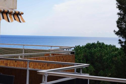 Studio grande terrasse et vue mer, colline niçoise