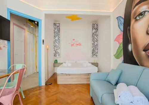 Studio pop art lumineux - Centre-ville - Proche plage