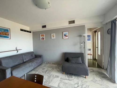 45SM - Studio climatisé face mer avec terrasse