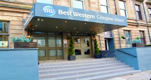 a building with a sign that reads best western glasgow hotel at Best Western Glasgow Hotel in Glasgow