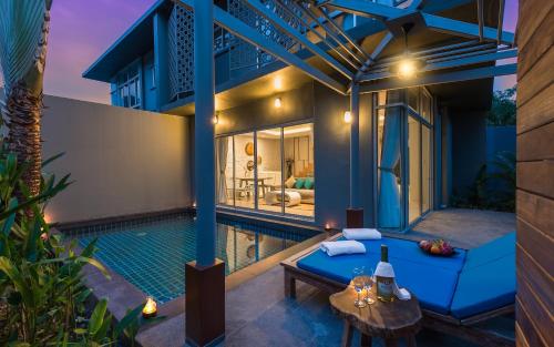 an image of a villa with a swimming pool at Villa Sonata Phuket in Chalong 