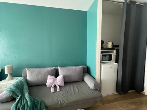 Studio cosy, confort, clim & mer à 3 minutes
