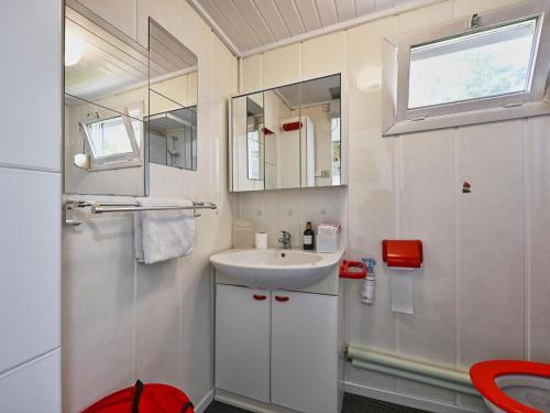 Ooievaarsnest tesisinde bir banyo