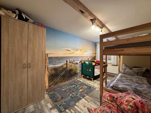 A bed or beds in a room at Waltraud