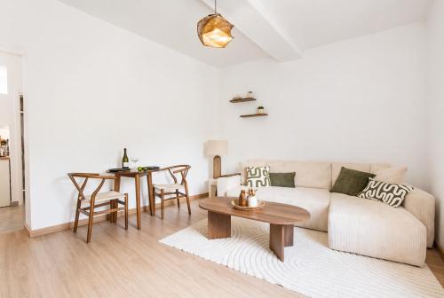 พื้นที่นั่งเล่นของ Charmant appartement