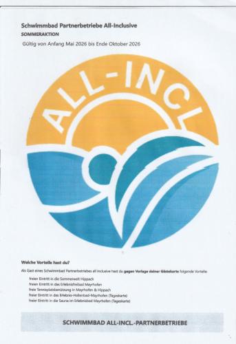 a logo for the all nippon water agency at Apart Lisa in Mayrhofen