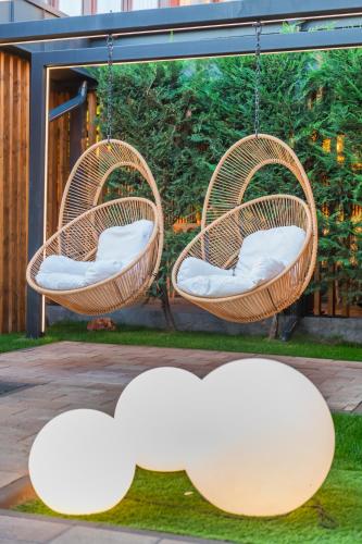 Pensiunea Iristar — Garden view