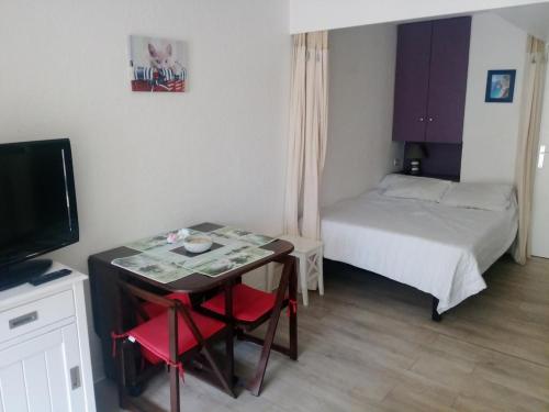 Cap d'Agde 4-person cabin studio with terrace pool