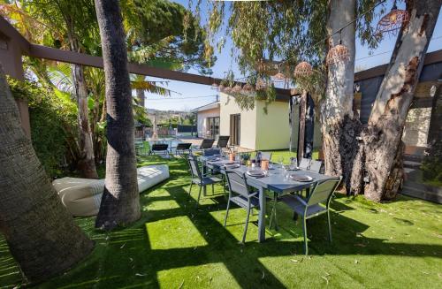 Villa piscine, plages à pied, 4 suites - Antibes