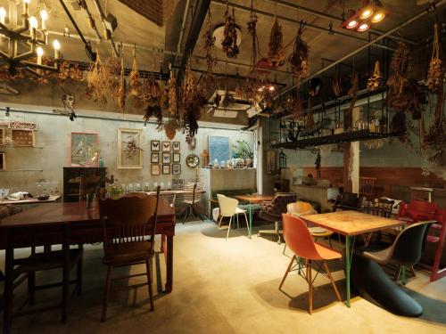 En restaurant eller et andet spisested på Hotel UNTEN INN
