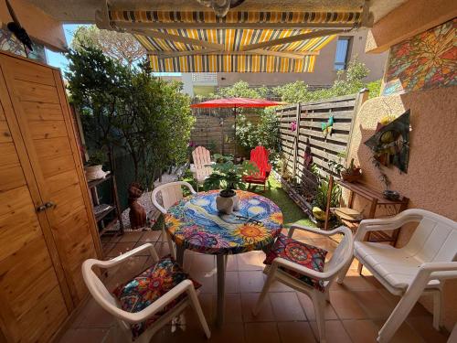 joli appartement avec jardin