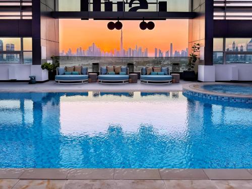 Boutique Studio with Balcony, Pool and Gym in Al Jaddaf