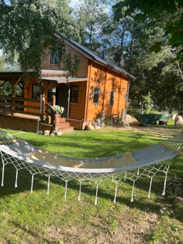 Dom nad Saskiem z balią jacuzzi 3 sypialnie Mazury