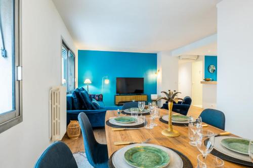 3-Br Apartment Steps from Palais des Festivals