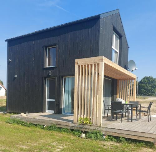 Haus Masuren, bei Ilawa, Angelbootvermietung, Dom czerwony i zielony