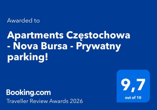 Gallery image of Apartments Częstochowa - Nova Bursa - Prywatny parking! in Częstochowa