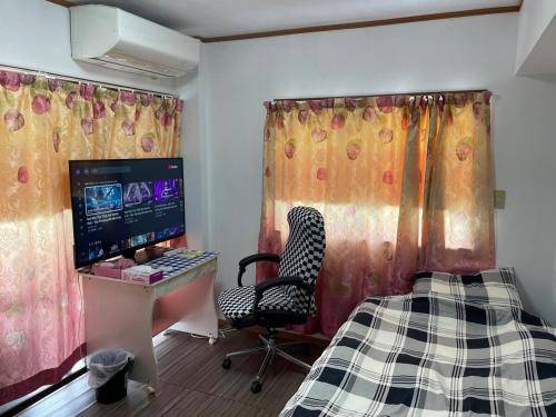 Naha International Street, Double Bed with Elevator, Room 203