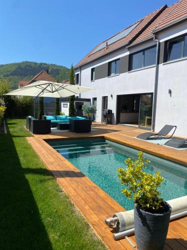 Maison d’architecte située sur la route des vins