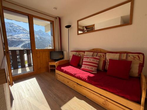 Méribel Mottaret E5 - Studio cabine pied des pistes et face aux montagnes