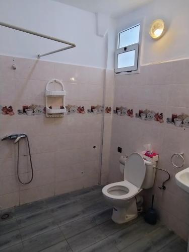 a bathroom with a toilet and a sink at tamraght samba 2 in Tamraght Ou Fella