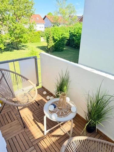 Foto Stilvolles Boho-Apartment nahe Mainz mit Balkon & Parkplatz 1