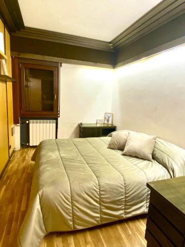 a bedroom with a large bed in a room at Pescasseroli Home in Pescasseroli