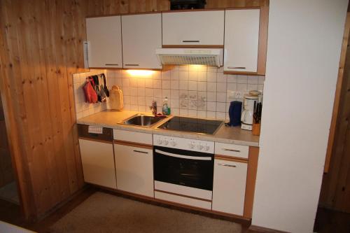 Kuchyň nebo kuchyňský kout v ubytování Apartmenthaus Innerkratzerhof