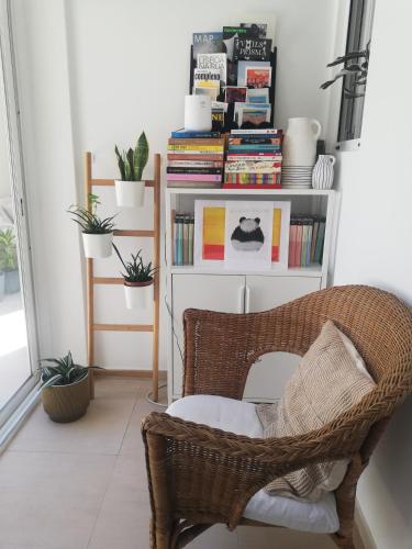 Apartamento encantador com pátio