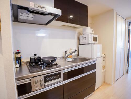 4F402 7minute walk from Oshiage Station on the Hanzomon Line Private bathroom and toilet Total area 40 square meters