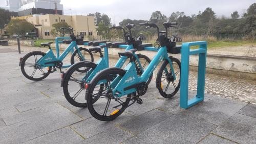 a row of bikes parked next to each other at StaynFeel 04 in Fátima