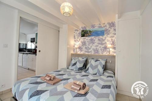Llit o llits en una habitació de Les arums