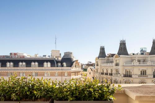 a view from the roof of a building at Feelathome Cortes in Madrid
